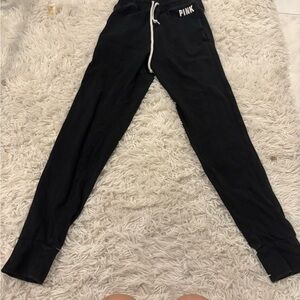 PINK Victoria's Secret Black Joggers